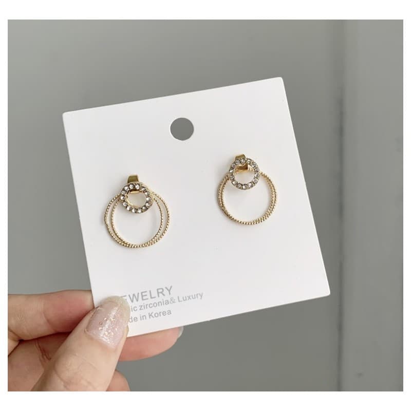 Kolczyki wiszące delikatne w złocie K1207