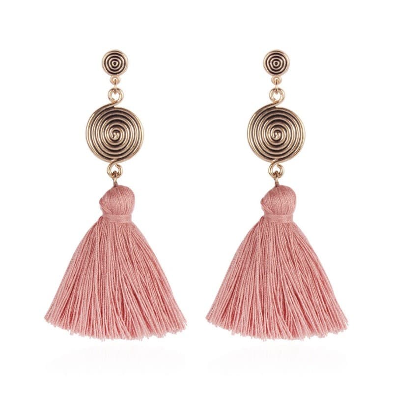 Kolczyki wiszące chwosty K1167R