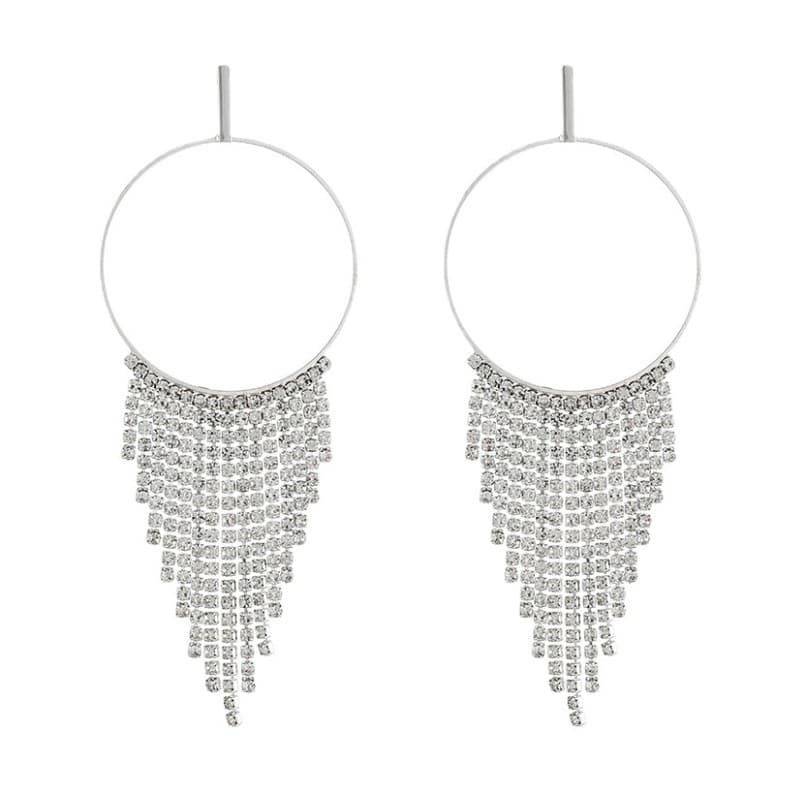 KOLCZYKI Długie Ozdobne K1625S