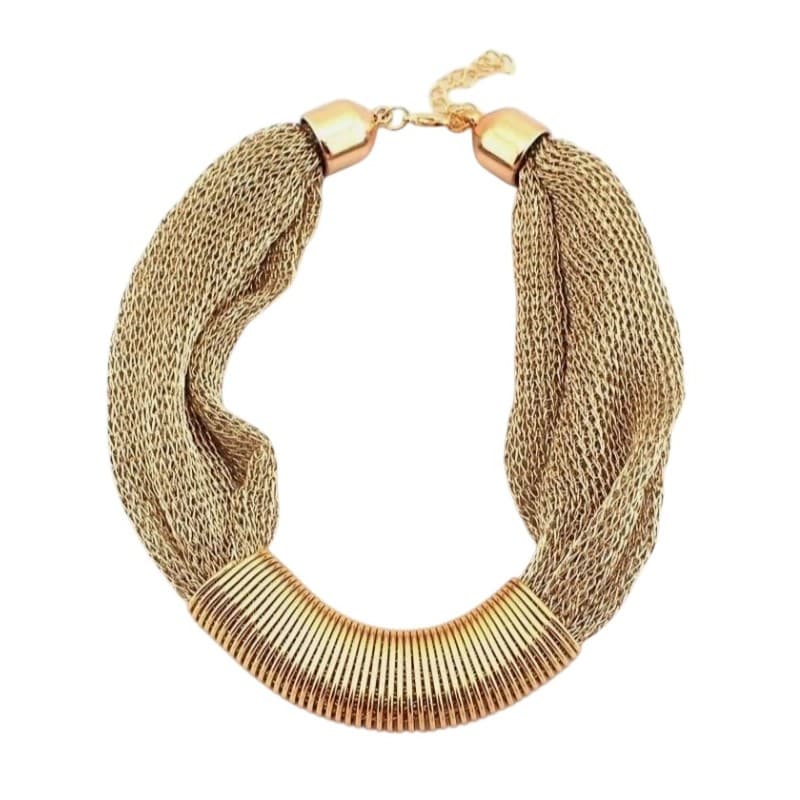 NASZYJNIK ZŁOTY SIATECZKA N425Z