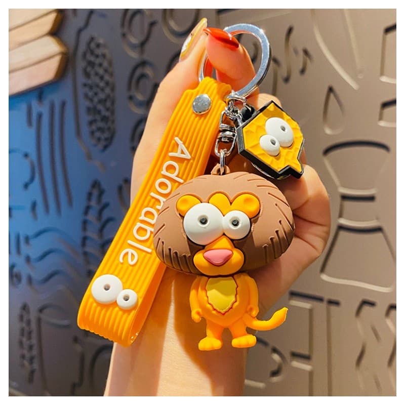 Brelok do kluczy lew pomarańczowy BRL311