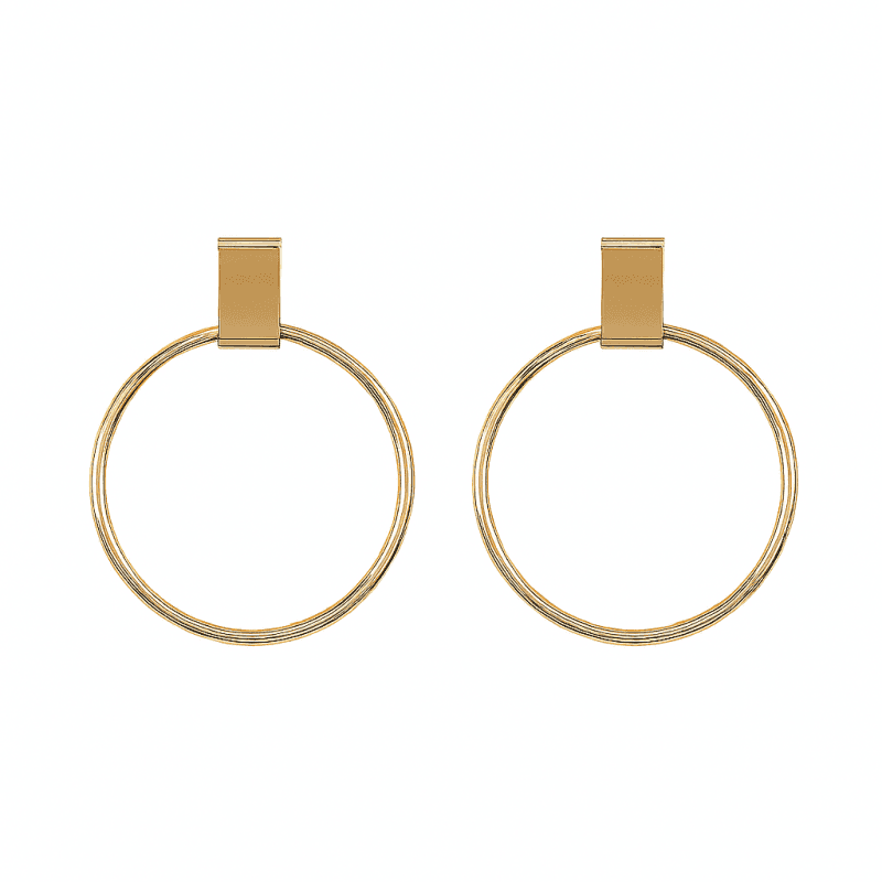 KOLCZYKI KOŁA ZŁOTE K930