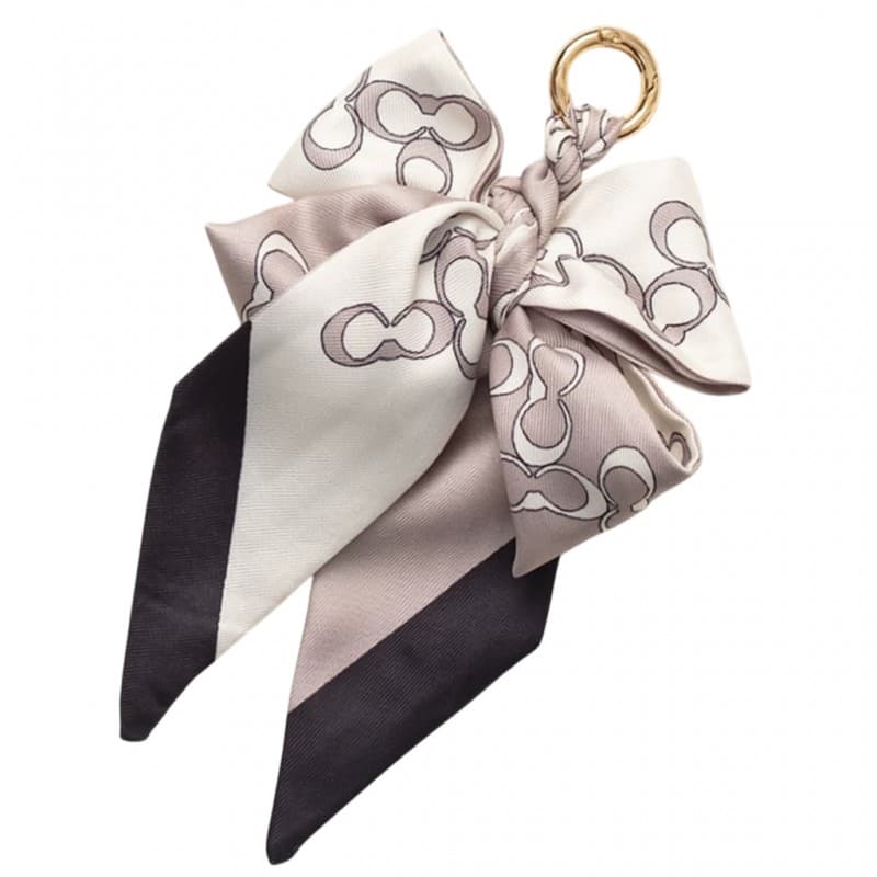 Brelok do kluczy elegancki wzór kokarda BRL373