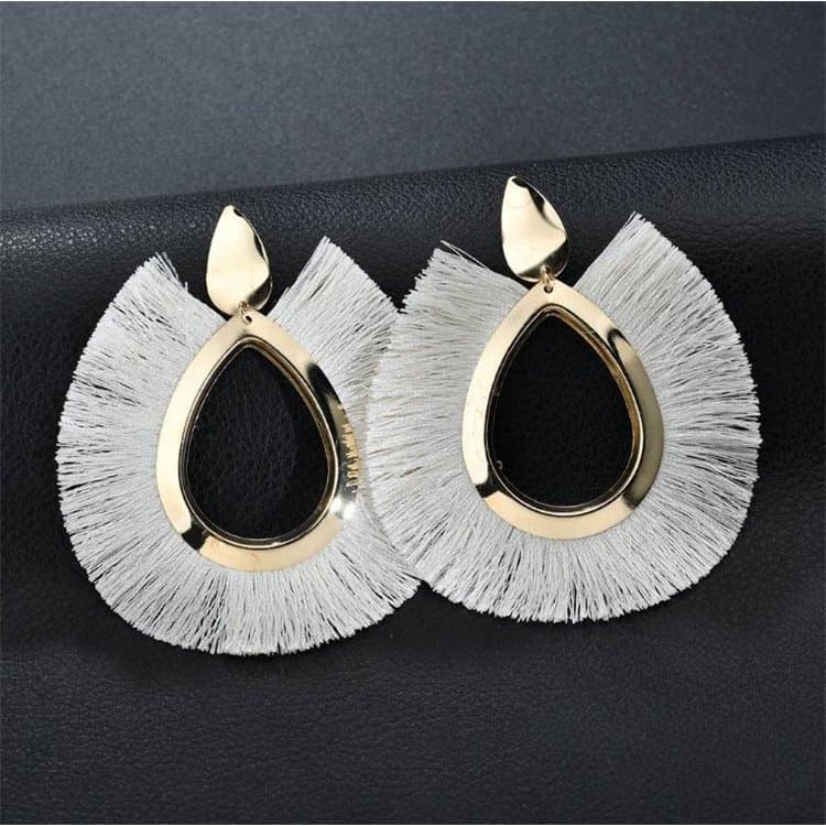 KOLCZYKI Chwosty xxl K972SZ